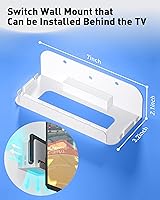 Vista 4 de ZAONOOL Soporte de pared para Nintendo Switch y Switch OLED, kit de montaje de pared de metal con 5 soportes para tarjetas de juego y 4 colgadores