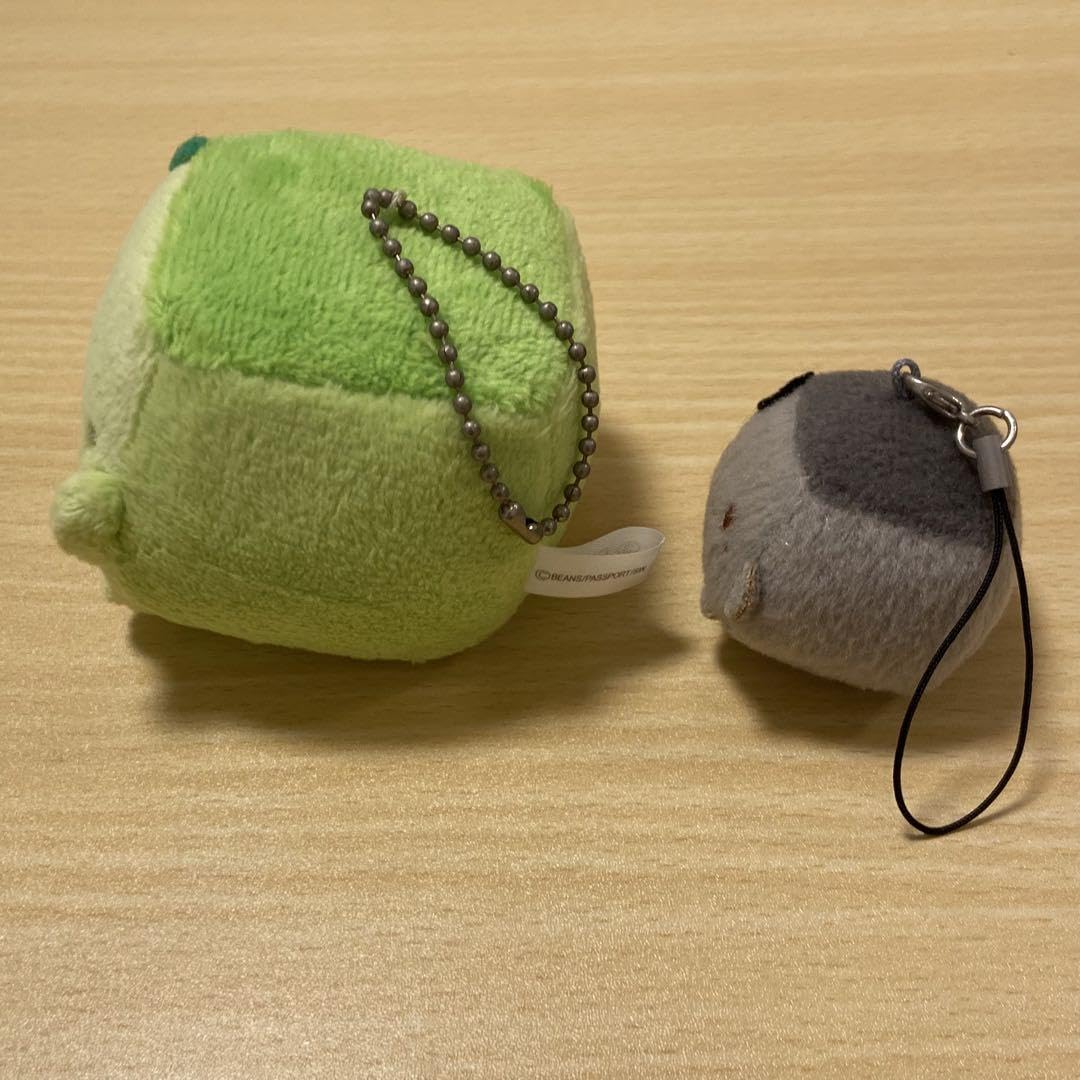 Amazon.co.jp: 平成レトロ はんなり豆腐 抹茶 ごま豆腐 ぬいぐるみ