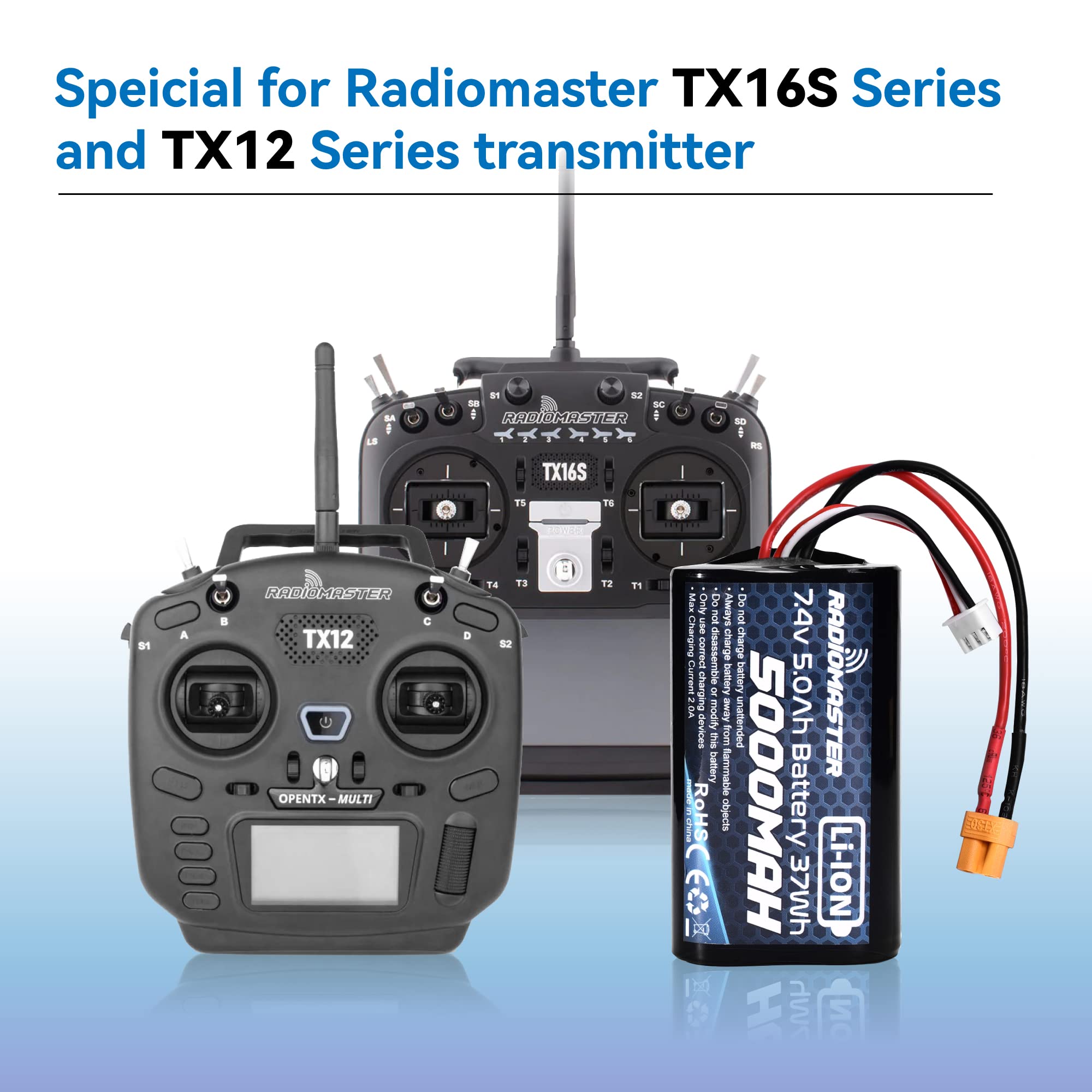 Amazon.com: SPEEDY BEE Radiomaster TX16S Battey Transmitter OEM
