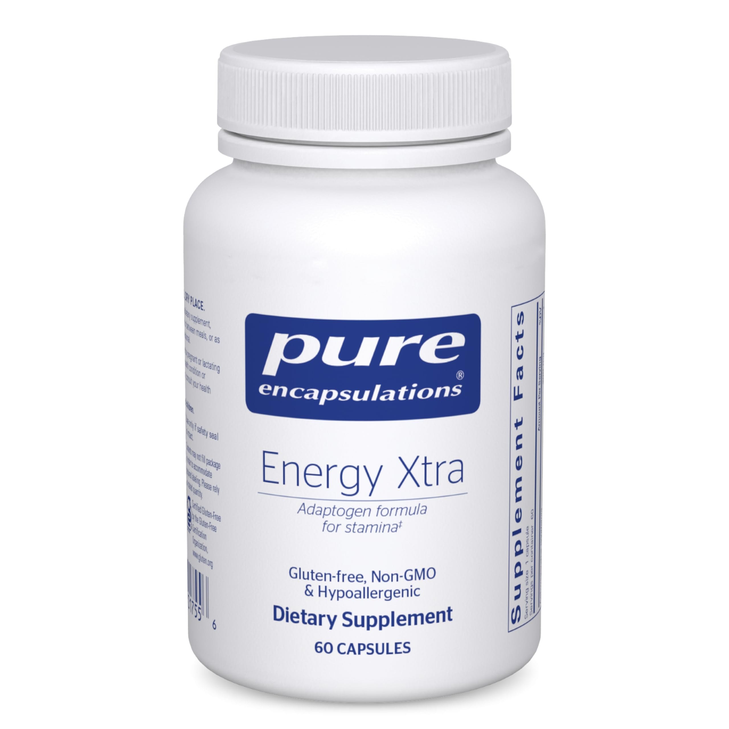 Pure Encapsulations Energy Xtra, 60 Capsules 60 Count (Pack of 1)