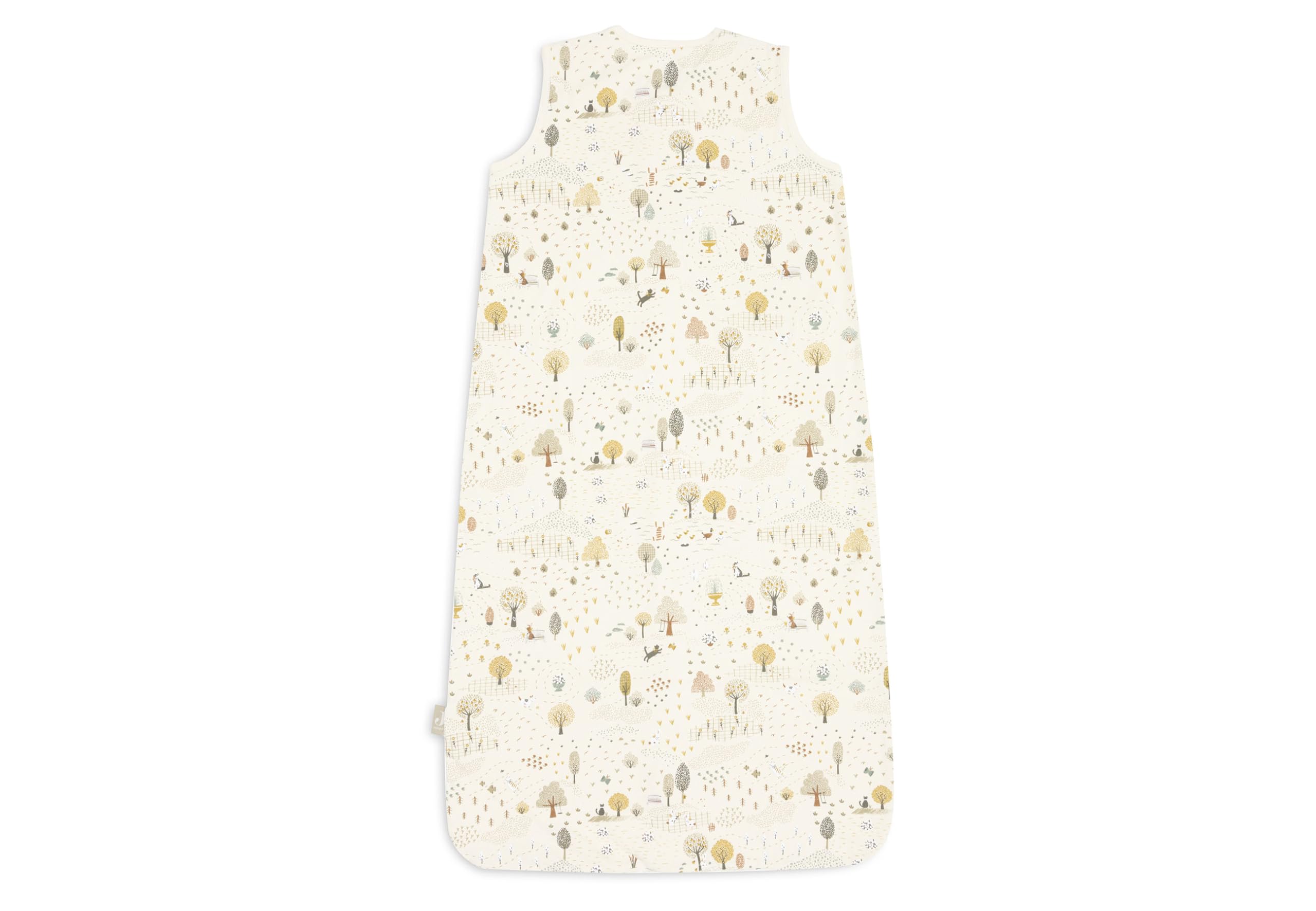 Jollein Gigoteuse bébé en jersey - 90 cm - Tiny Park - 100% coton - 0,5 TOG - gigoteuse d’été - avec fermeture éclair - certifiée OEKO-TEX