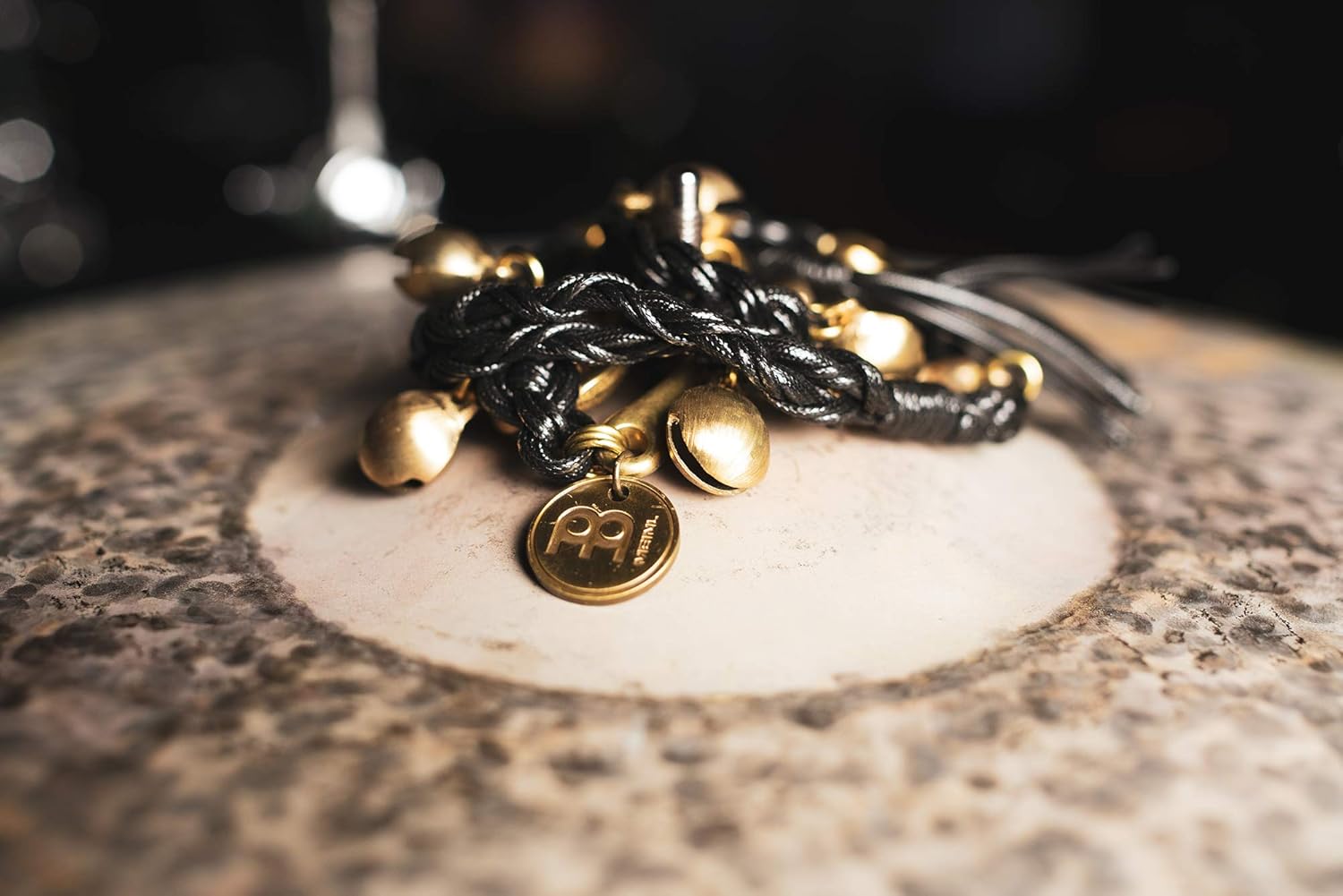 Meinl Percussion Ajuch Brass Bells, Medium Size for Mid-Range Pitch — Hand Tied Rope — Place on Any Hihat or Cymbal Stand for Light Jingle Sounds, Includes Canvas Bag, 2-Year Warranty, MABM : Everything Else