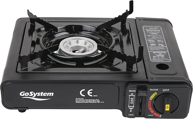 Go System GS2290 Dynasty Compact Single Burner Stove - Black