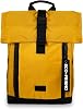 Dingbats - Waterproof Laptop Backpack - 25L Roll Top Travel Bag - Sustainably Sourced Cabin Bag with Padded Straps, Laptop and Bottle Compartments
