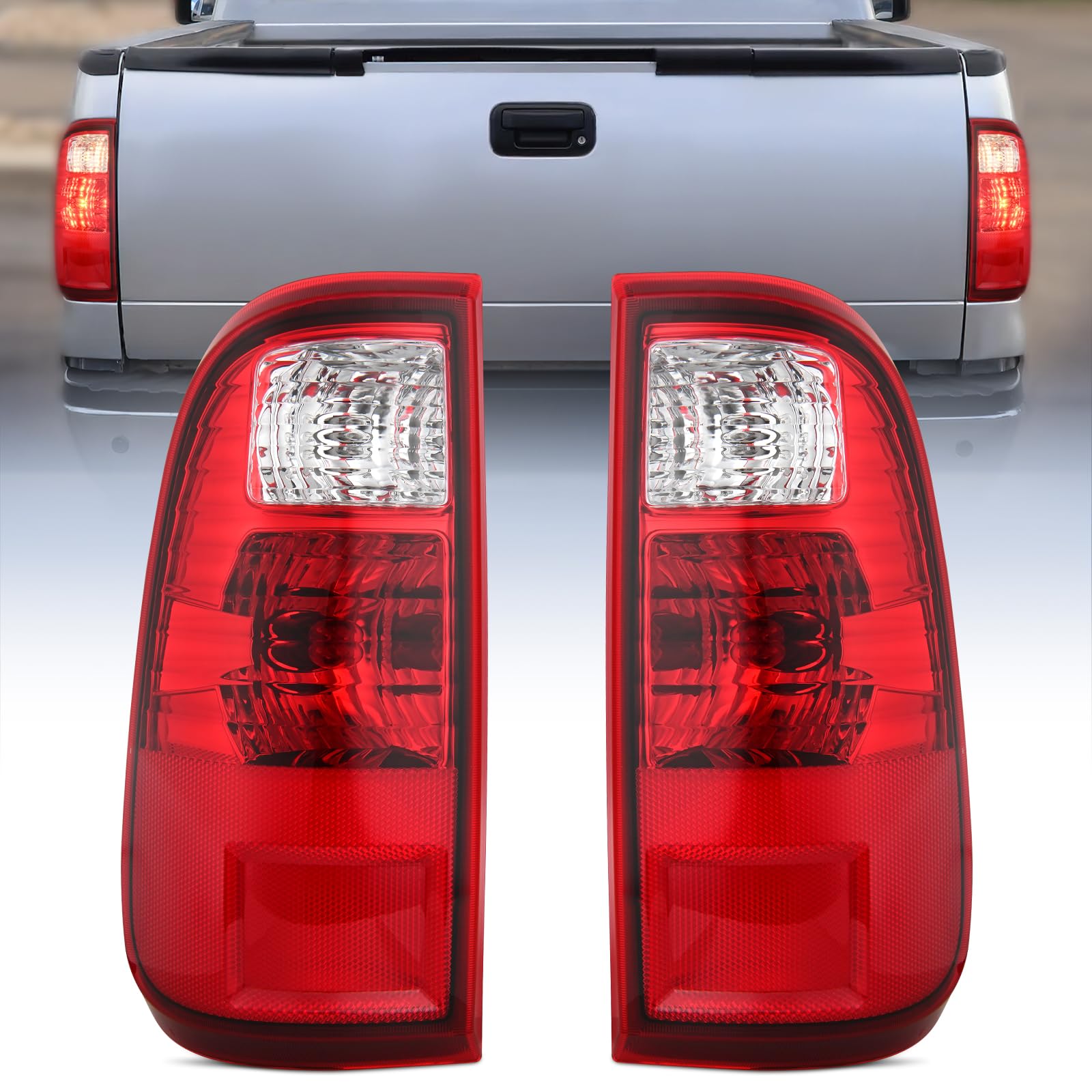 Nilight Taillight Assembly for 2008-2016 Ford F250 F350 F450 Super Duty