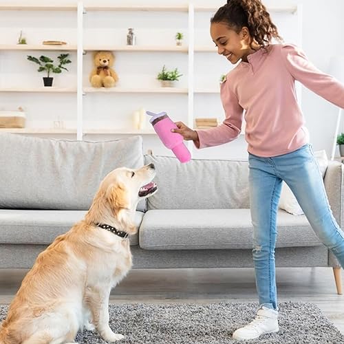 Miniatura 5 de BABORUI Lindos juguetes chirriantes para perros, vaso suave, juguetes divertidos para perros para masticadores agresivos, juguetes de diseño de