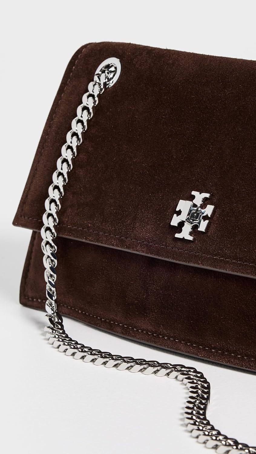 Tory Burch Women's Kira Turnlock Suede Shoulder Bag - Image 4