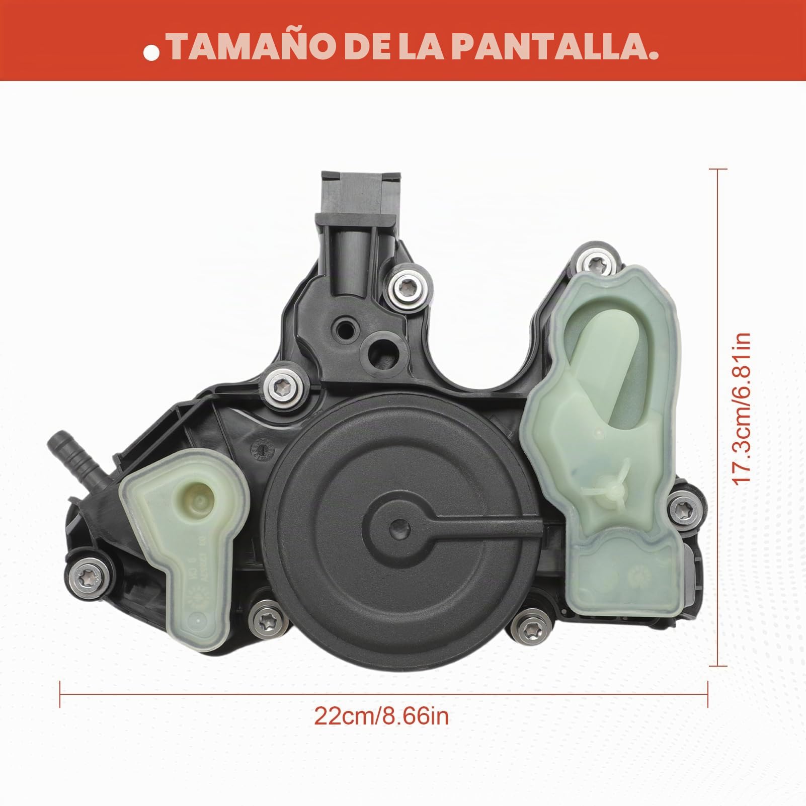 Válvula separadora de aceite PCV 06K103495BM para Skoda Golf Seat 1.8/2.0 Motor de gasolina Válvula de ventilación Separador de aceite base 06K103495AA