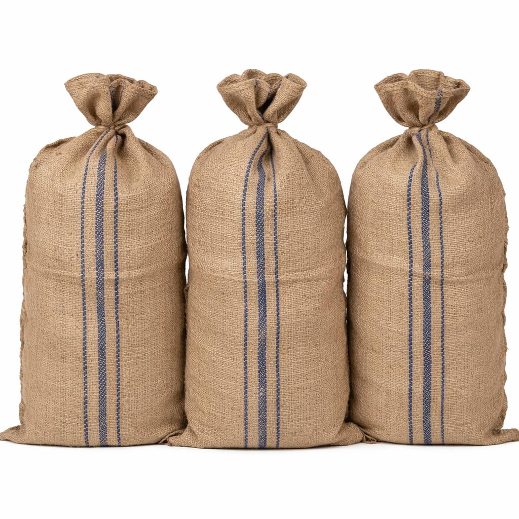Sacs en toile de jute La Cordeline solides pour transporter gravats et bois