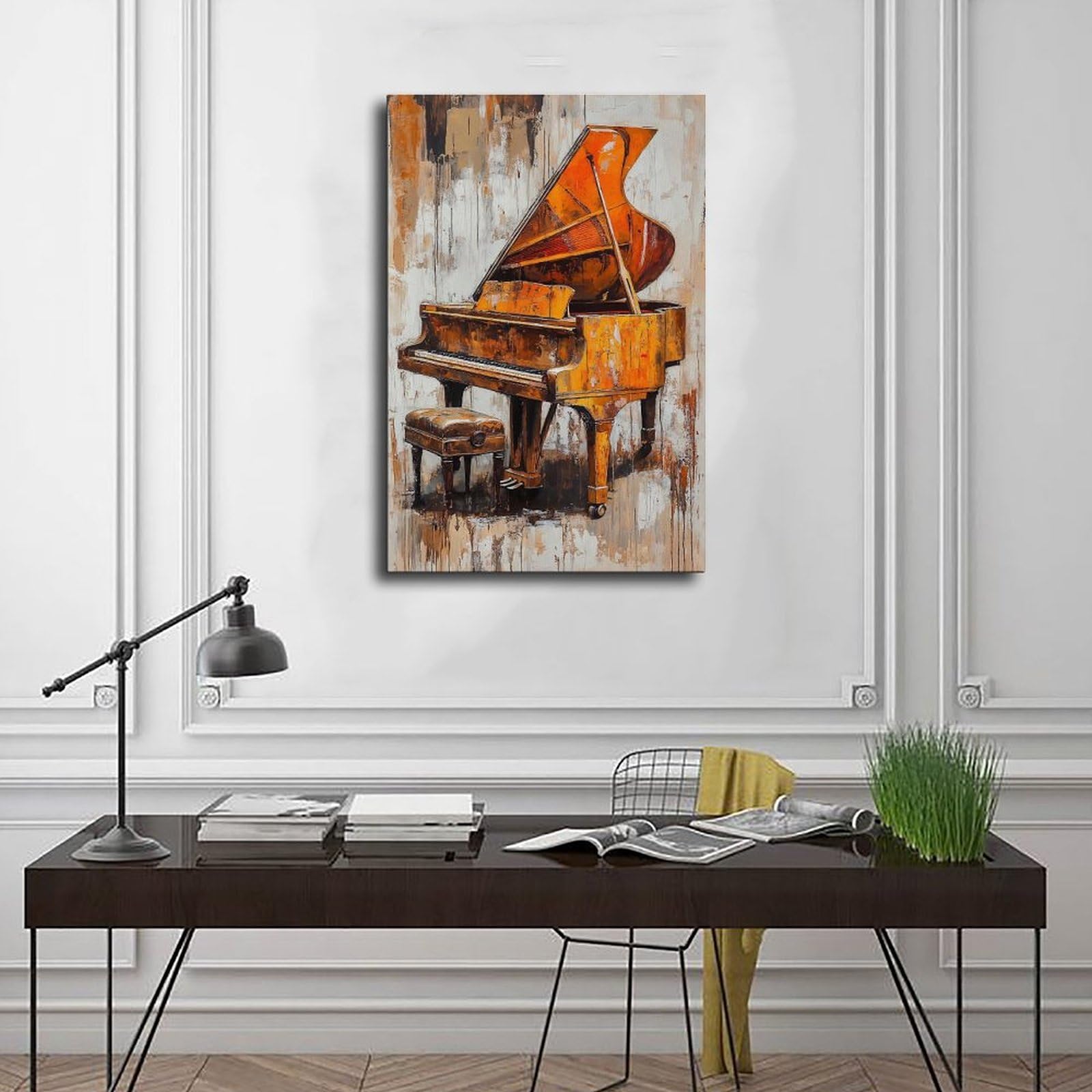 Decorazione da parete musicale (2) poster su tela decorazione per camera da letto paesaggio ufficio camera regalo decorazione 61 cm L x 91,4 cm W