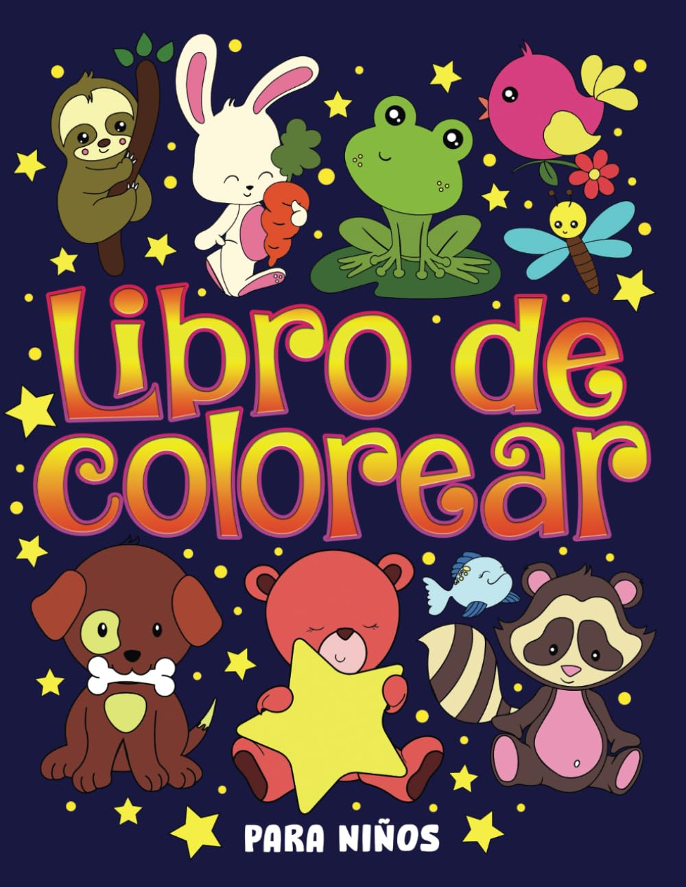 Libro de colorear para niños: de 3 a 10 años