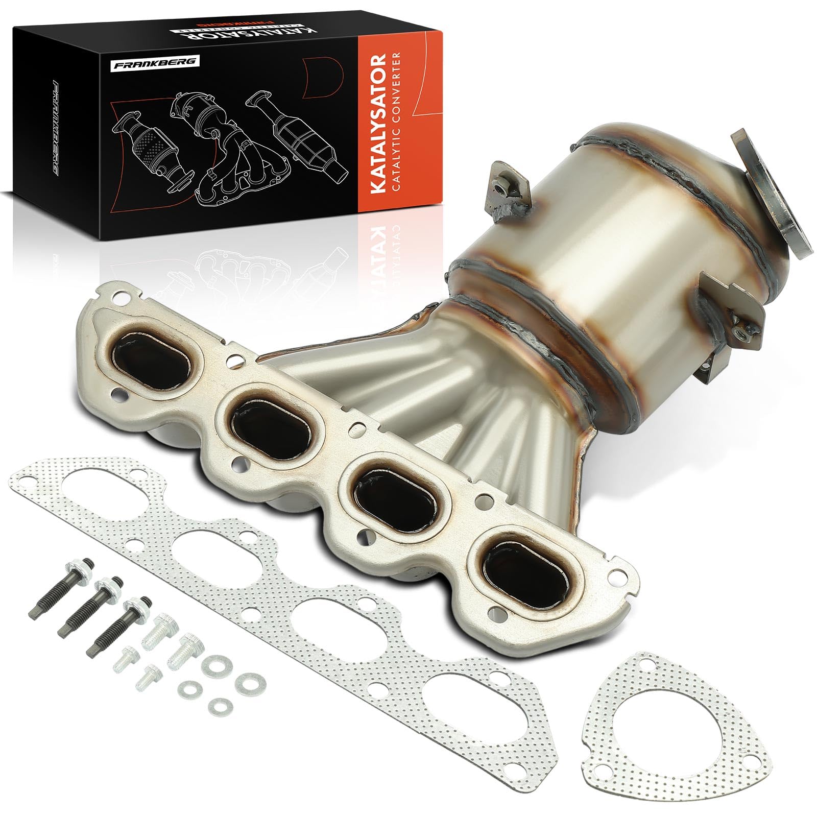 Frankberg Katalysator Rußpartikelfilter Benzin Kompatibel mit Astra H L48 1.6 1.8 Astra H Caravan L35 1.6 (LPG) Signum Z03 1.8 Vectra C CC Z02 1.8 Zafira B Kasten/MPV A05 1.8 VAN Replace# 12992393