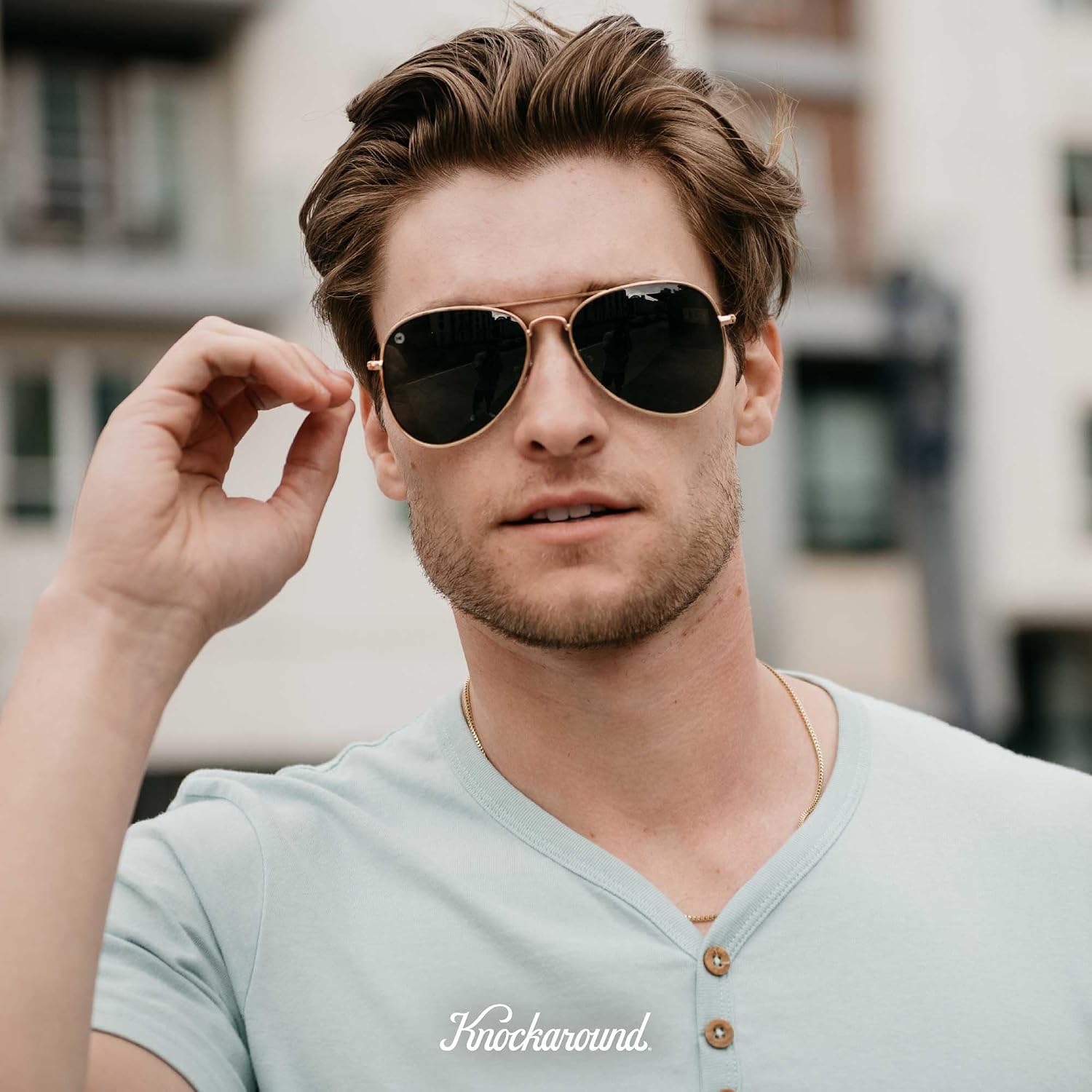 Knockaround Polarized Aviator Sunglasses for Men & Women - UV Protection image 6