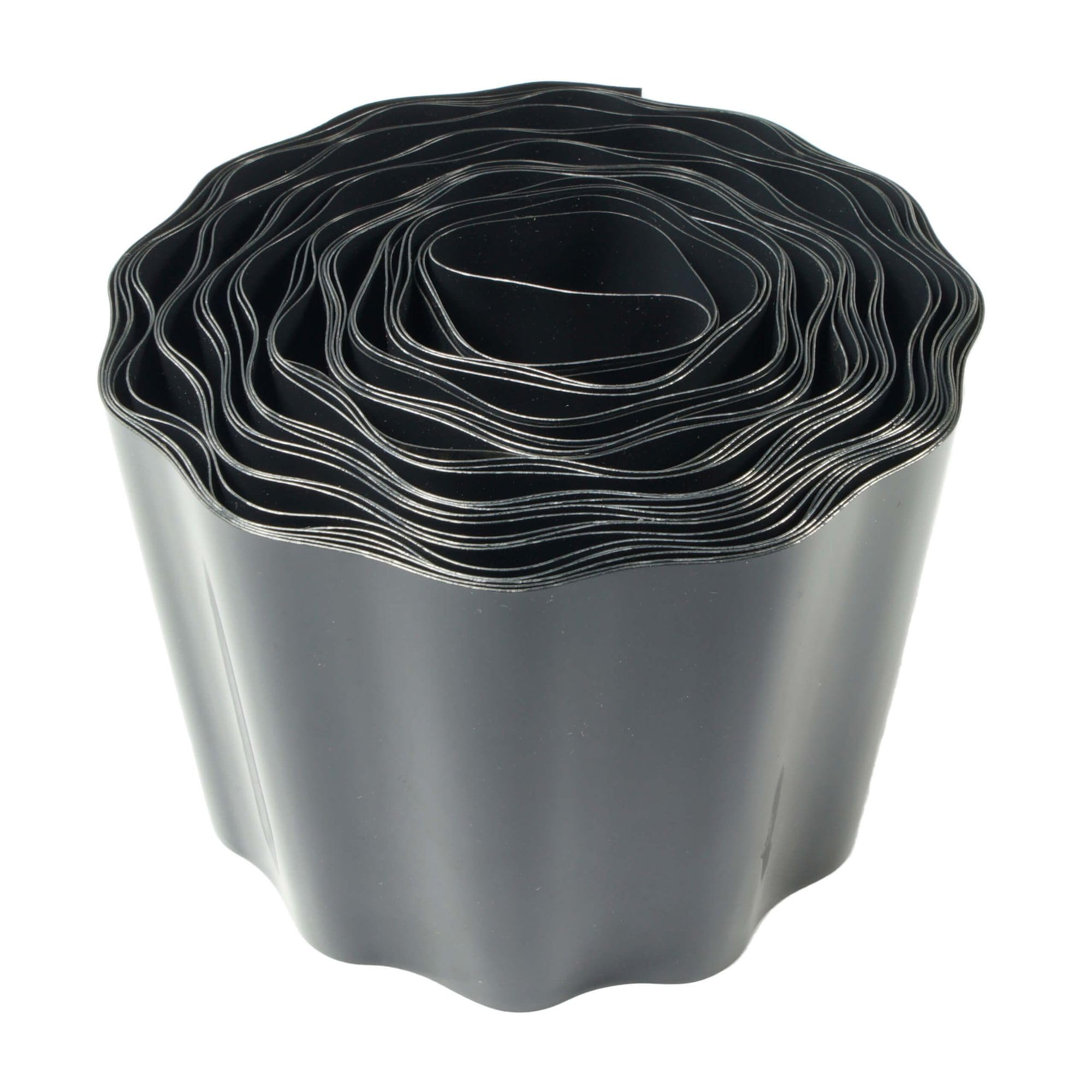 Jardinion Beeteinfassung - Rasenkante, 20 cm breit, Schwarz
