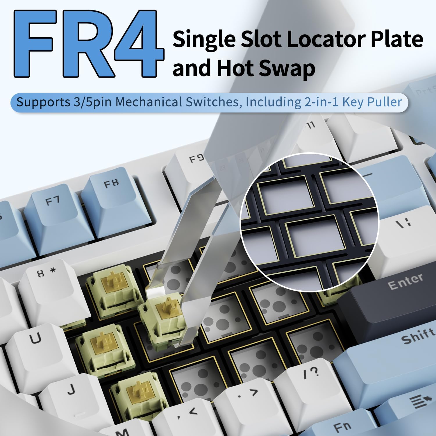 FR4 Single Slot Locator Plate and Hot Swap feature