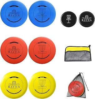 6 Pack Disc Golf Set, Profession Disc Golf Starter Set Regulare Size Dis...