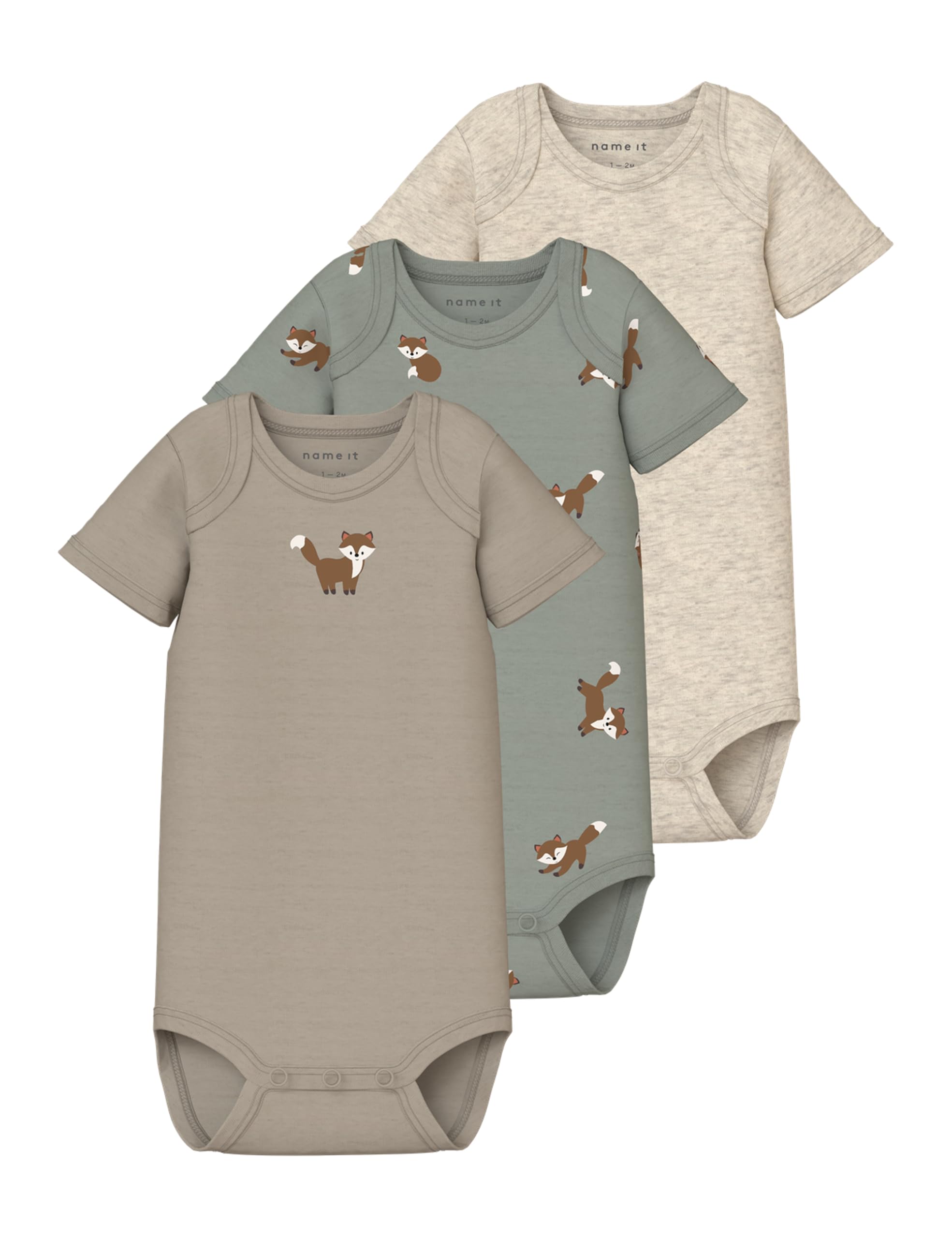 NAME IT Herren Nbmbody 3P Ss Fox Noos