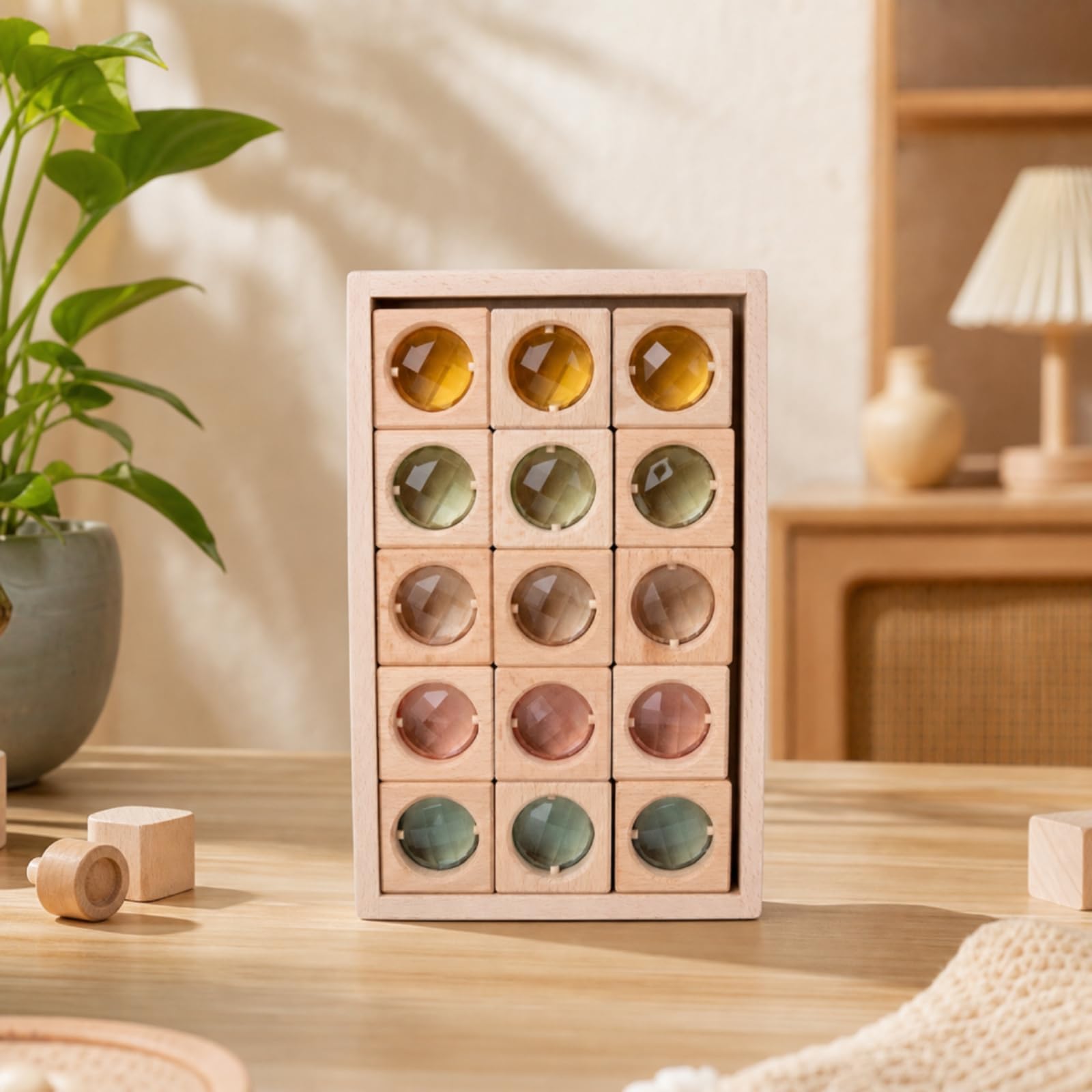 15 Piezas Bloque con Piedras Preciosas