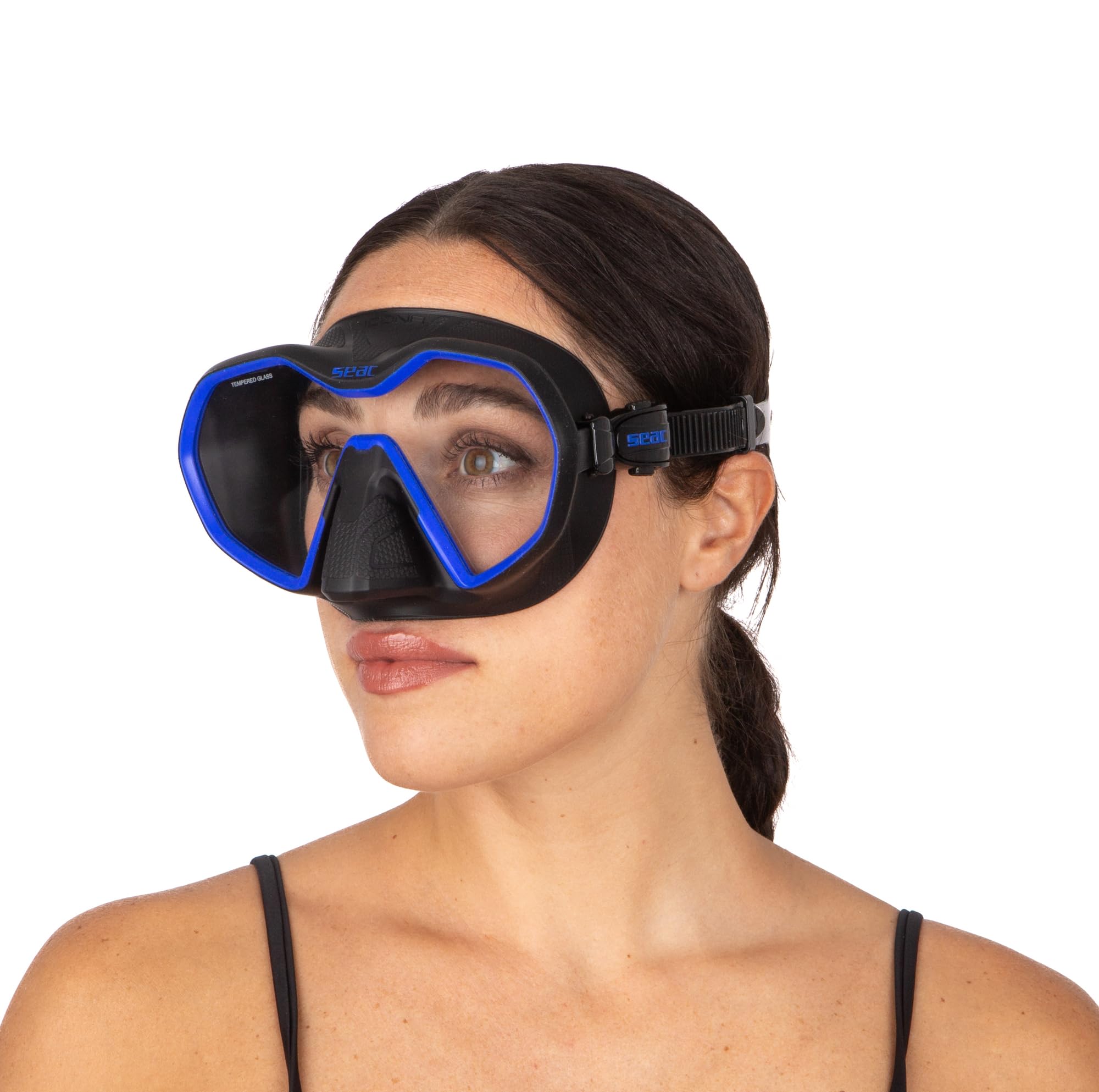 Seac Icona, frameloos duikmasker met één glas, 100% - Nu 38% korting