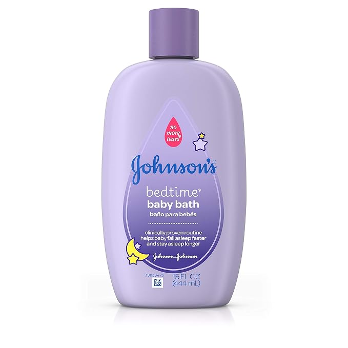 Johnson's Bedtime Baby Bath, NaturalCalm Aroma, Tear-Free, 444ml