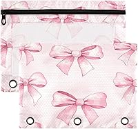 Vista 30 de Estuche para lápices ondulado de mármol morado se adapta a carpetas estándar de 3 anillas, bolsa de lápices con cremallera con ventana transparente