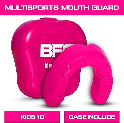 Miniatura 6 de Protector bucal deportivo para niños, jóvenes, niñas, niños y adolescentes con estuche (sin BPA) para boxeo, artes marciales, karate de artes
