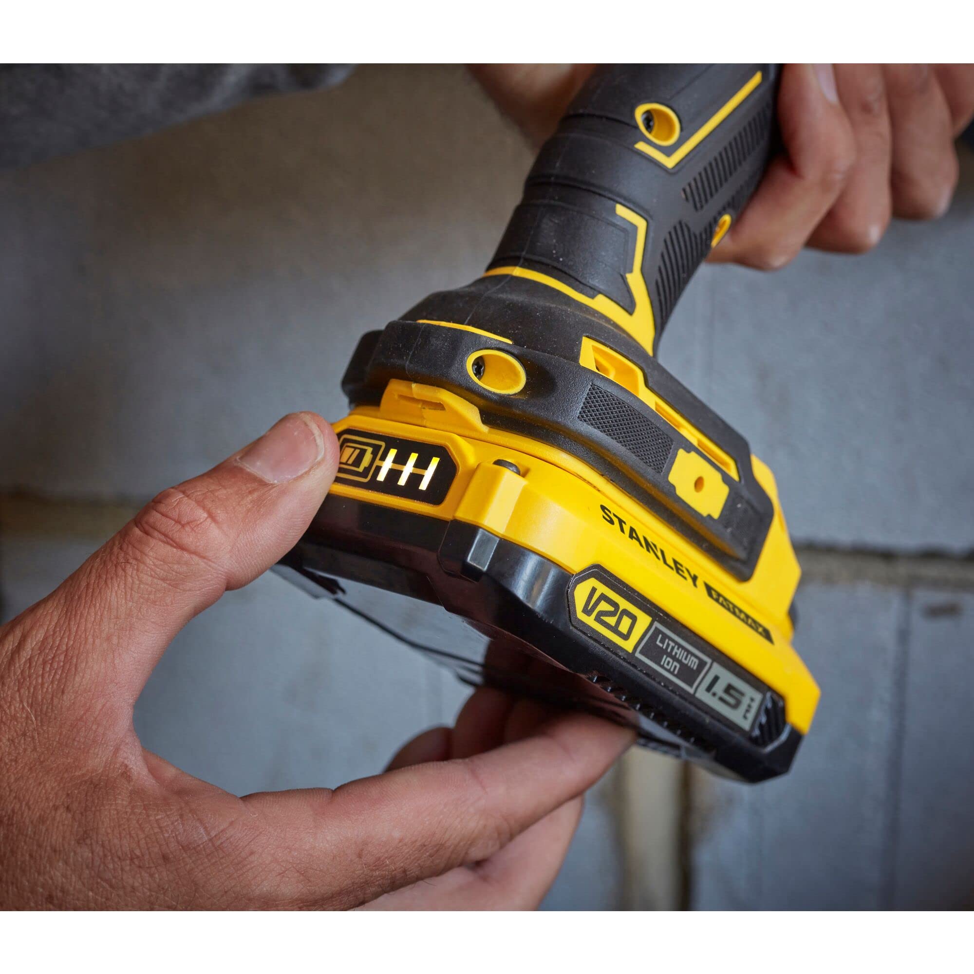 Stanley SBD715B-TR 18V V20 Solo Kömürsüz Darbeli Matkap (Batarya Hariç)
