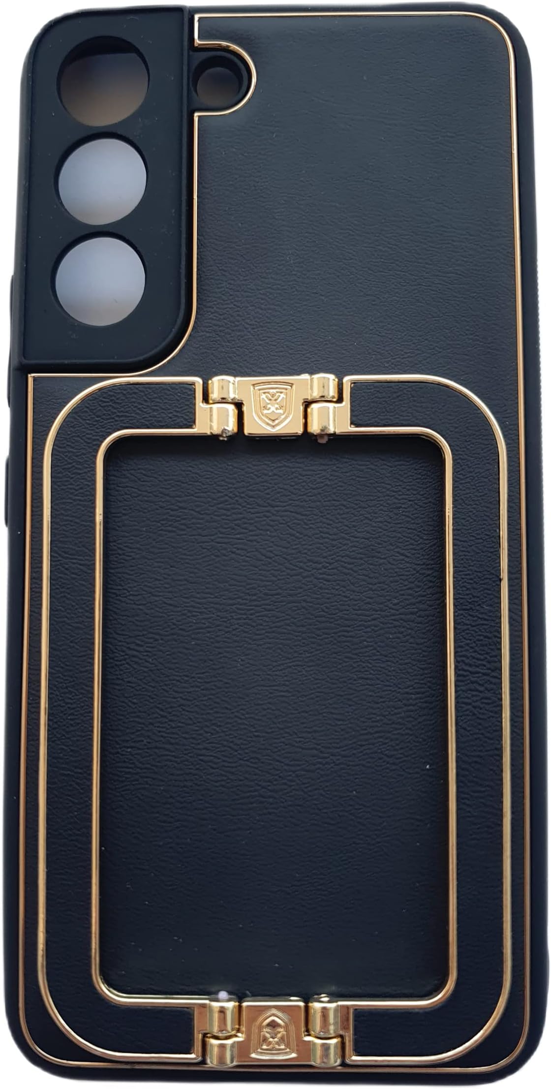 Funshare Samsung S22 Plus 3d korean type leather case with stand ECO leather Black