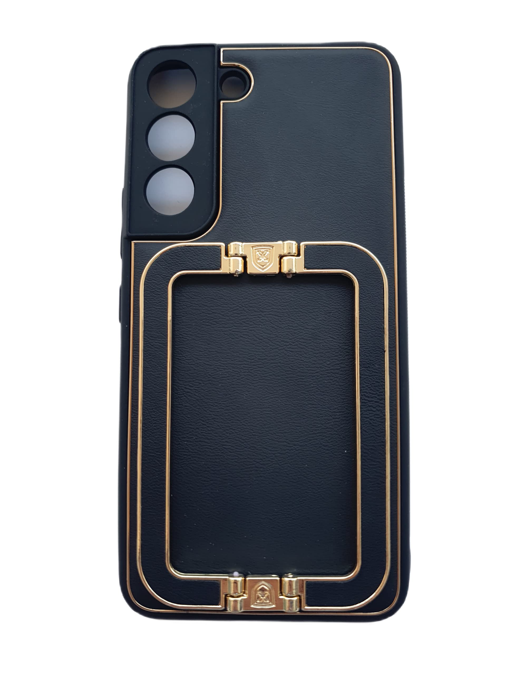 Funshare Samsung S22 Plus 3d korean type leather case with stand ECO leather Black