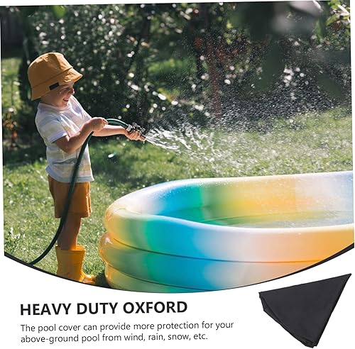 Miniatura 5 de Happyyami 3pcs Pool Cover Collapsible Pool for Kids Mat for Solar Pool Pet Tub Pool Protector Pools for Kids Childrens Pool Pet Swimming Pool