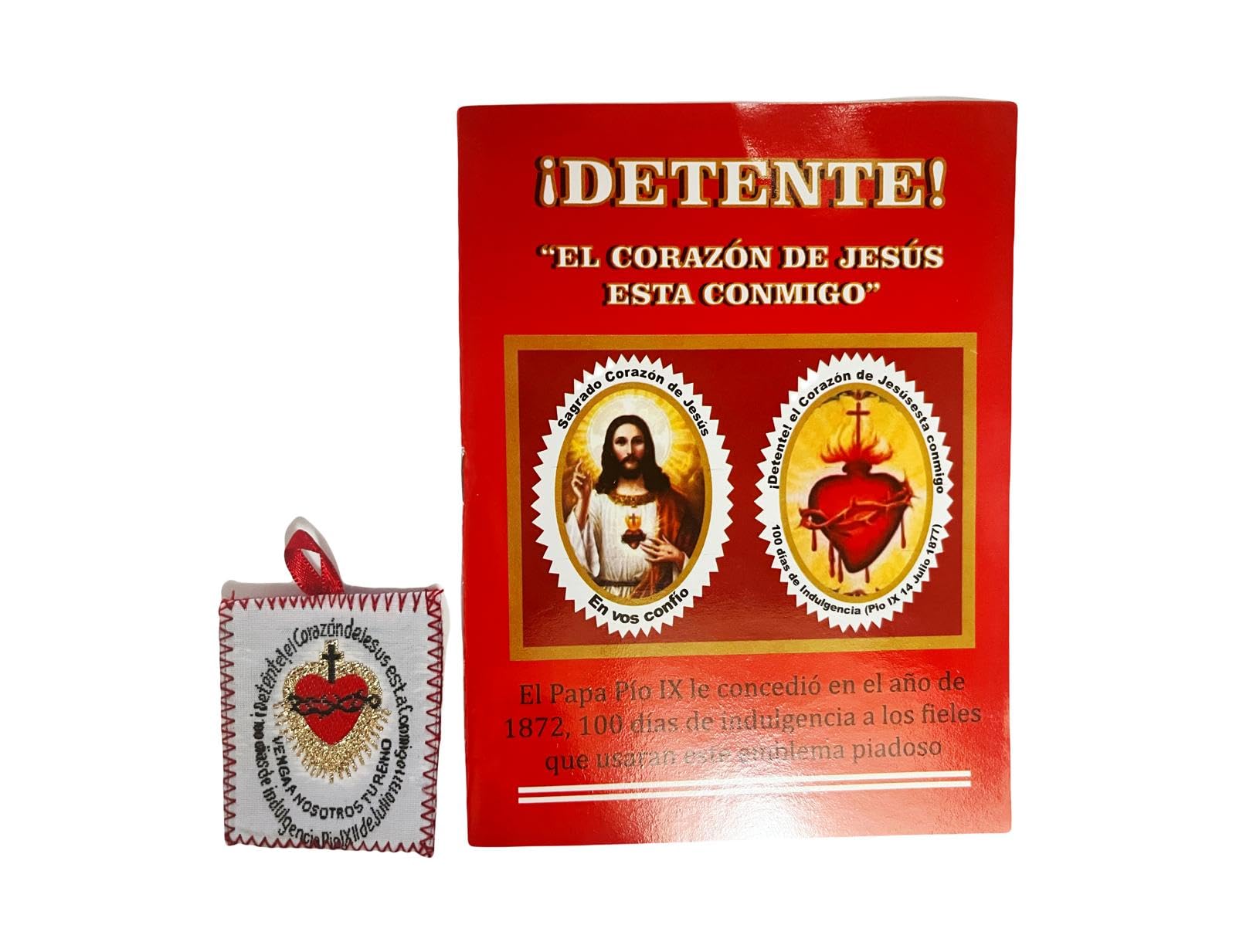Amazon.com: DETENTE Sacred Heart of Jesus Cloth Scapular with
