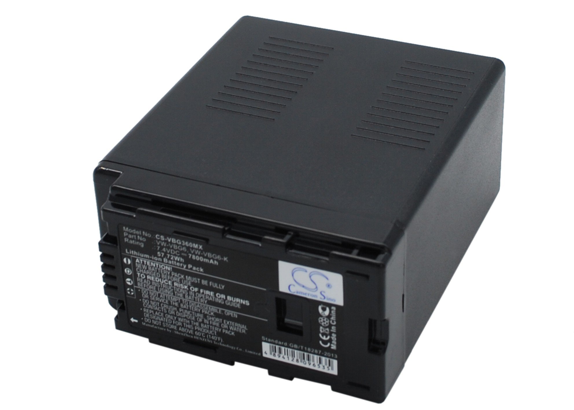 TECHTEK Batteria compatibile con [Panasonic] AG-AC130, AG-AC130A, AG- AC130AEJ, AG-AC130AP, AG-AC160, AG-AC160A, AG-AC160AEJ, AG-AC160AP, AG- HMC150, A