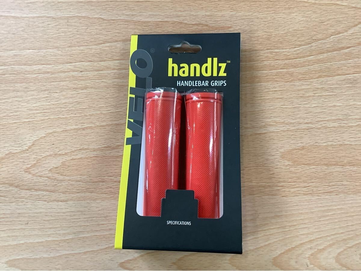グリップ 赤 レッド VELO ベロ 全長130mm 自転車