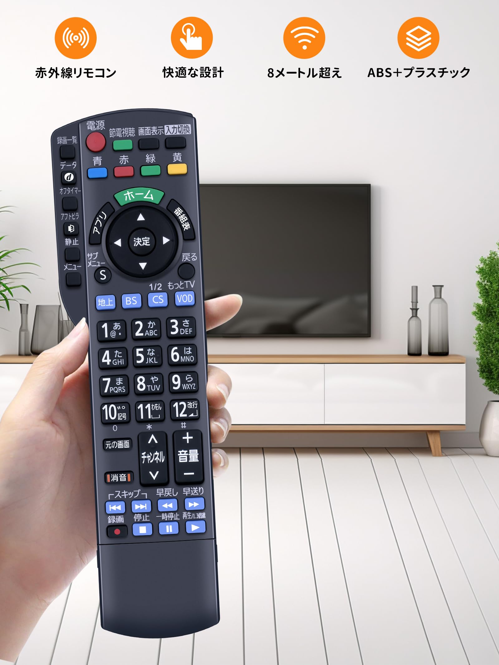 Amazon | テレビリモコン N2QAYB000847 for Panasonic パナソニック