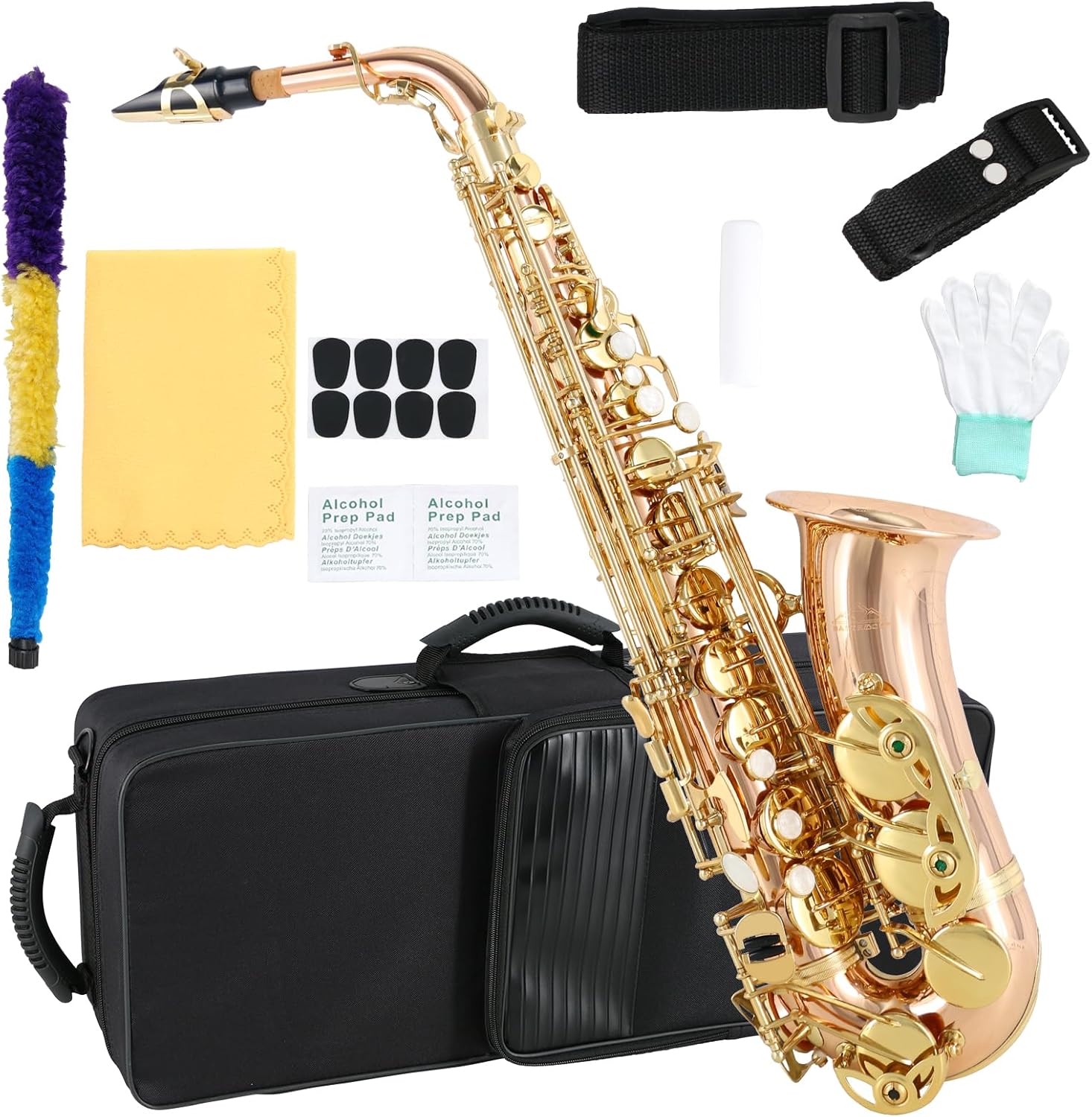 EASTROCK Phos-copper Alto Saxophone E-flat tenor sax kit