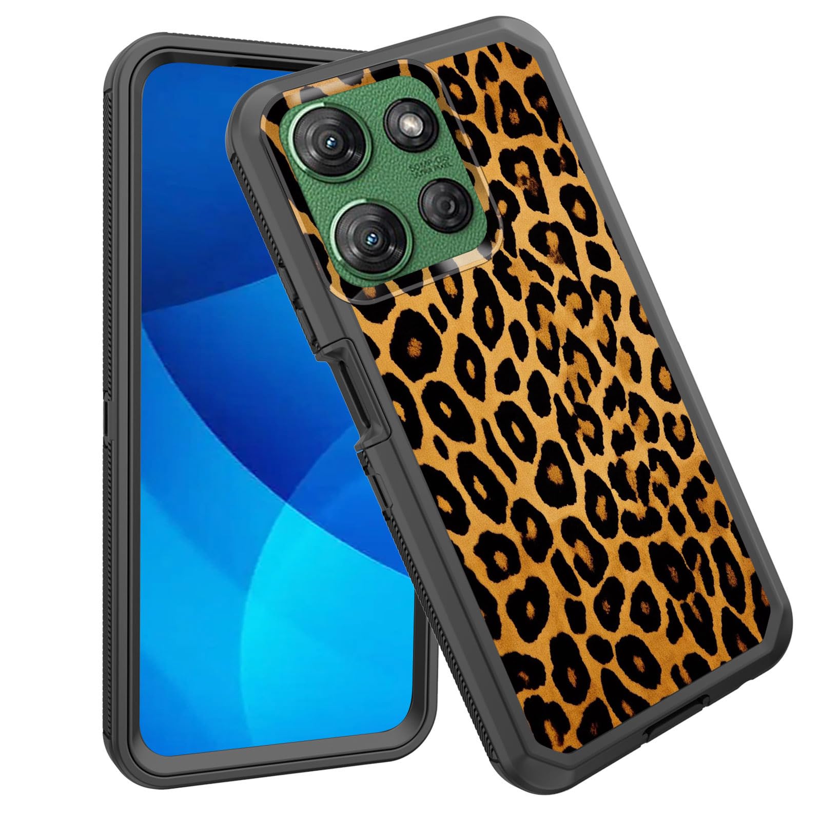 GFEWYTJYJ for Moto G 5G 2025 Case,Shockproof 3-Layer Full Body Protection Rugged Heavy Duty High Impact Hard Cover Case for Motorola Moto G 5G 2025