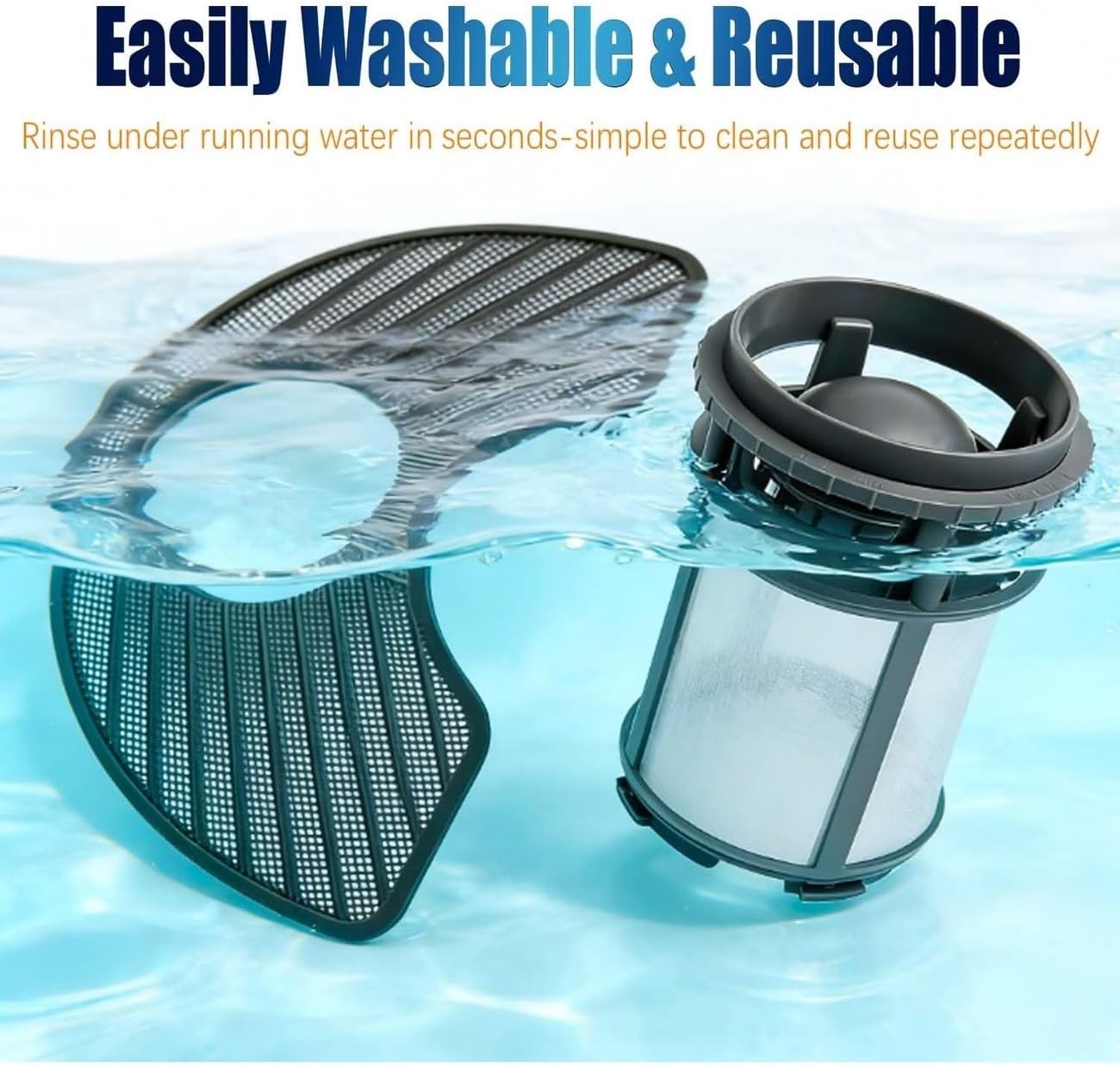Dishwasher parts W10872845 Dishwasher Pump Filter Cup，WPW10463906 Screen Filter Replacement for Kenmore Amana Kitchen-Aid Whirlpool Dishwasher Replaces W10056425 W10056426 8579307 AP6030094
