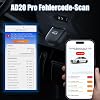XTOOL AD20 Pro OBD2 Diagnostic Device Car Scanner All System Scan Obd2 Readout Device with DTC Definition Oil Reset 13+ Languages Voltage Detection Lifetime Free Updates for iOS and Android
