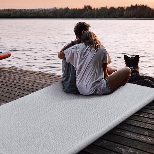 Miniatura 8 de Cubrecolchón de espuma viscoelástica de 3 pulgadas de grosor, almohadilla de dormir portátil con funda impermeable, alfombrilla de colchón portátil