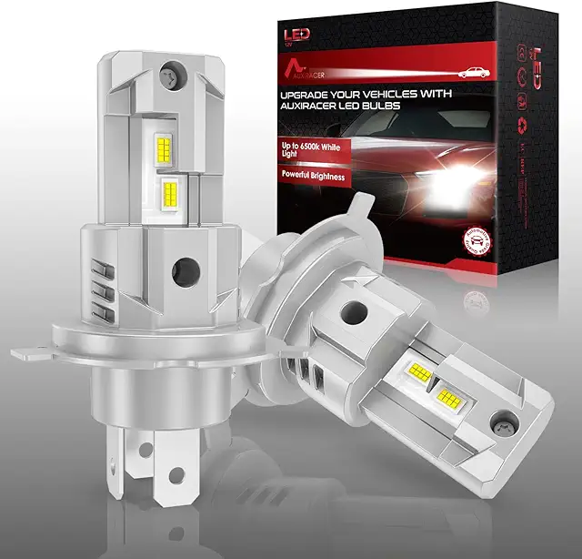 Ampoule LED H4 30000LM 80W 6500K - Phare Blanc Fort pour Voiture/Moto