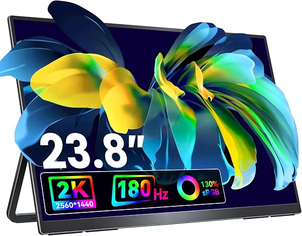 VisionOwl 23.8 Inch 2K QHD Portable Monitor
