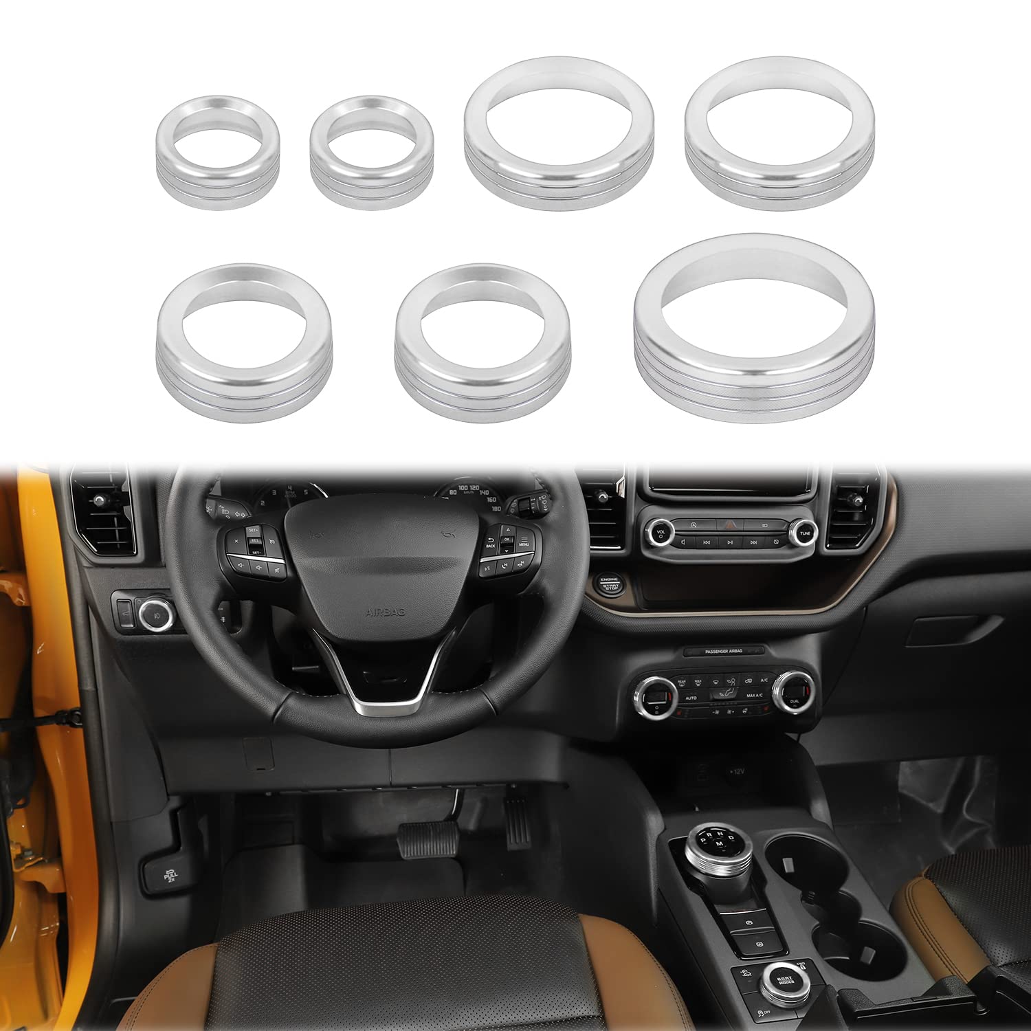 Lcojicep Door Side Storage Tray Compatible With Ford Ranger 2023-2025 - View #12