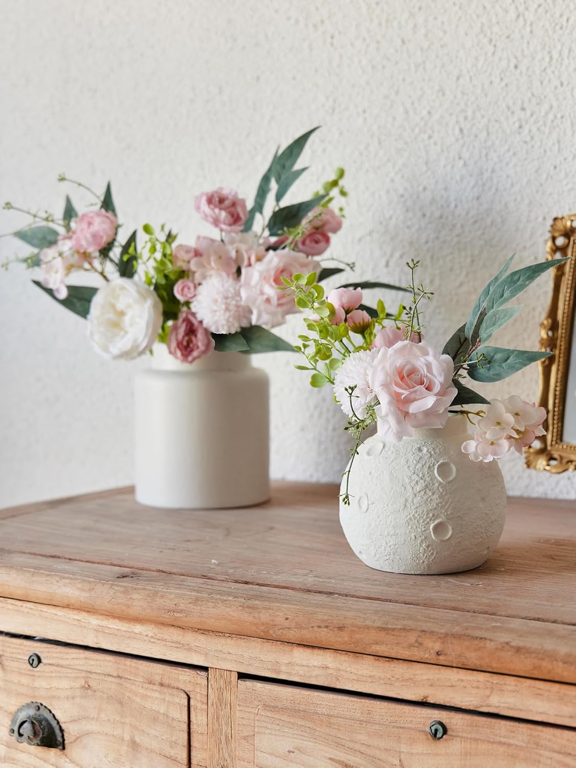 Anna's Whimsy Artificial Flowers Bouquets, Artificial Silk Flowers Bouquets for Wedding, Home Table Decorations, Wedding Centerpieces Bouquets Flowers Arrangement Decorations