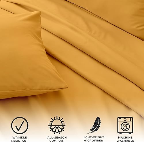 Miniatura 9 de Great Bay Home - Juego de sábanas de microfibra ultrasuave con estampado navideño, resistentes a la decoloración, tamaño Queen, cachorros con