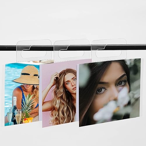 Miniatura 6 de AIEX 200 pestañas transparentes autoadhesivas colgantes pestañas colgantes con agujeros de ranura para artículos de venta al por menor en tienda