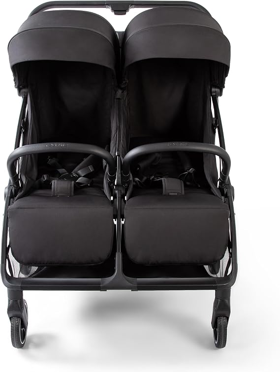 Red Kite Push Me Duet Twin Stroller - Black