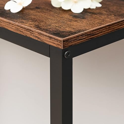 Miniatura 4 de MAHANCRIS 63" Console Table, Narrow Sofa Table for Entryway, Industrial Side Table for Hallway, Living Room, Bedroom, Sturdy and Stable, Easy to