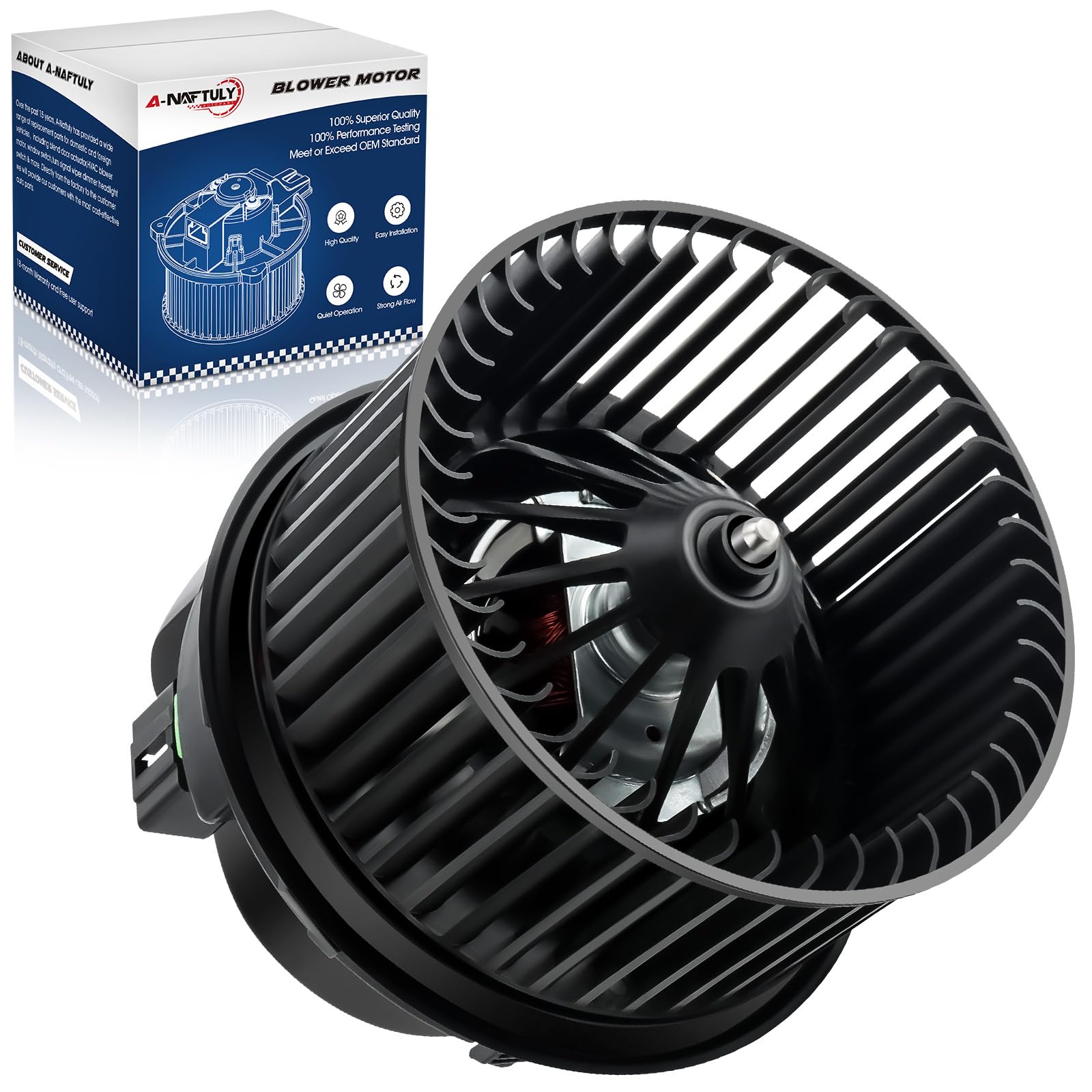 Front AC Blower Motor Fan Fits - 2017 ford escape blower motor replacement