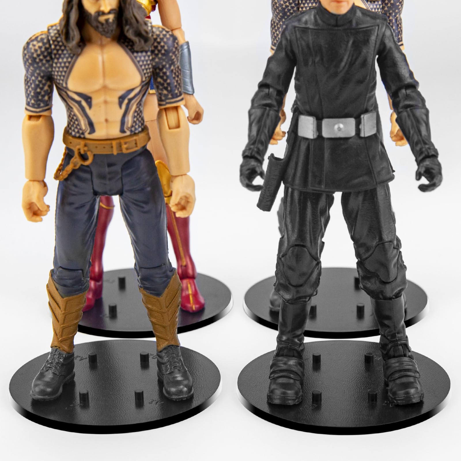 Ebco 90pcs Inch Action Figure Display Stand Base Multi