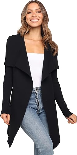 Petal & Pup Women's Zimmer Cardigan, Black